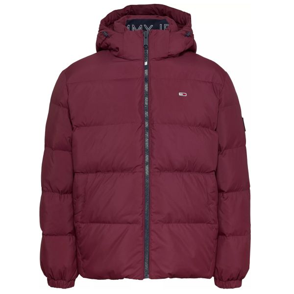 Tommy Jeans Essential Down Puffer Bordeaux