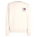 Tommy Jeans Essential Flag Sweater Off White