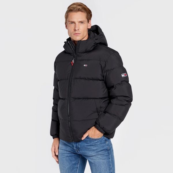 Tommy Jeans Essential Jas Zwart