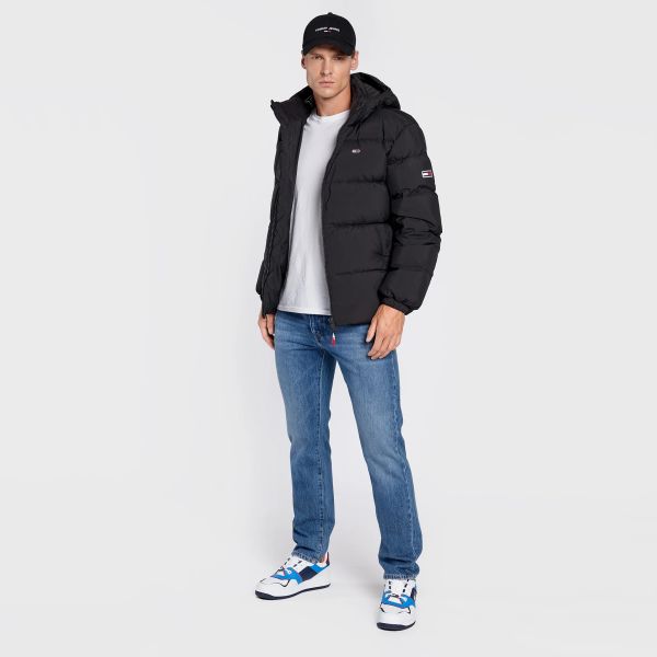 Tommy Jeans Essential Jas Zwart