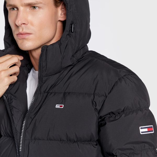 Tommy Jeans Essential Jas Zwart