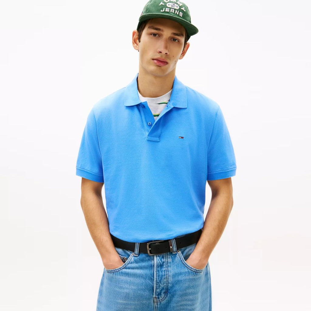 Tommy Jeans Essential Polo Blauw