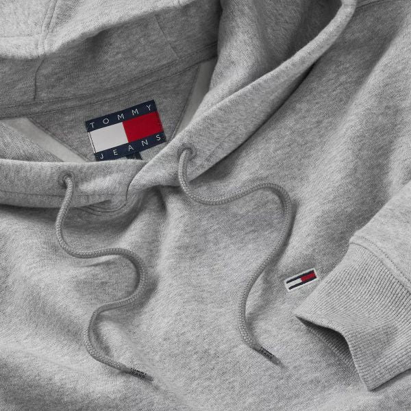 Tommy Jeans Flag Hoodie Grijs