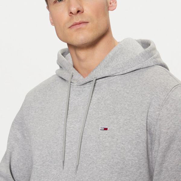 Tommy Jeans Flag Hoodie Grijs