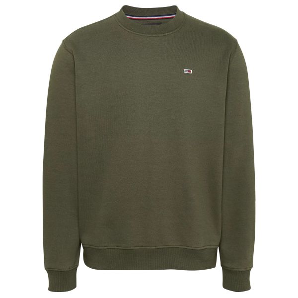 Tommy Jeans Flag Sweater Donker Groen