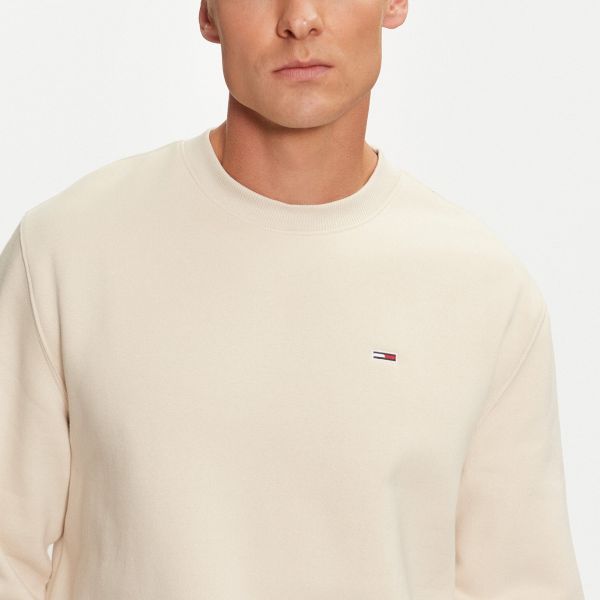 Tommy Jeans Flag Sweater Off White