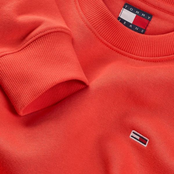 Tommy Jeans Flag Sweater Oranje