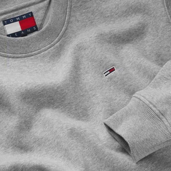 Tommy Jeans Flag Sweater Grijs