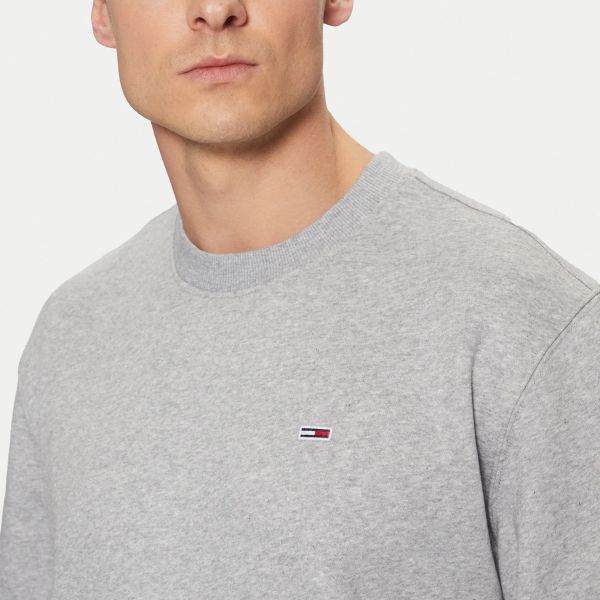 Tommy Jeans Flag Sweater Grijs