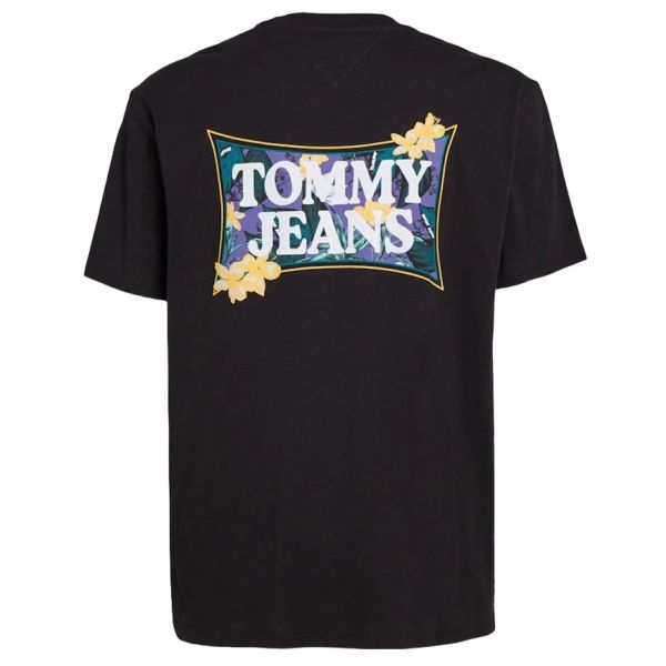 Tommy Jeans Flower Power T-shirt Zwart