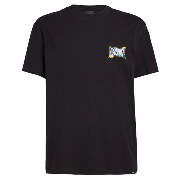 Tommy Jeans Flower Power T-shirt Zwart