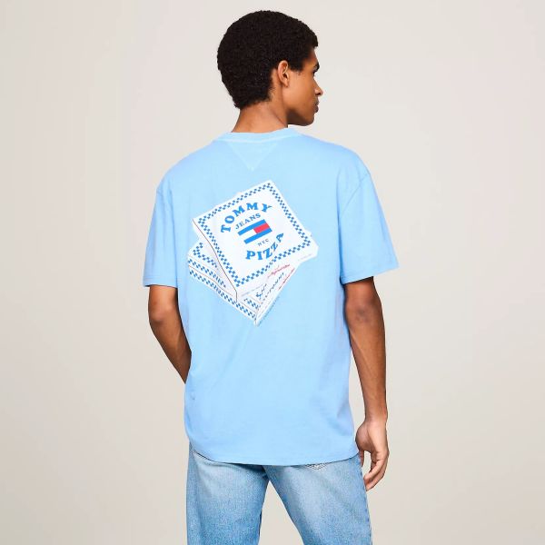 Tommy Jeans Fun Novelty 2 T-shirt Licht Blauw