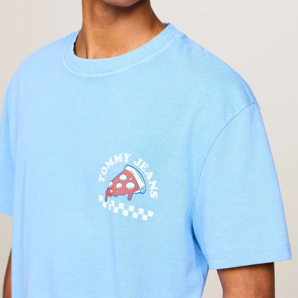 Tommy Jeans Fun Novelty 2 T-shirt Licht Blauw