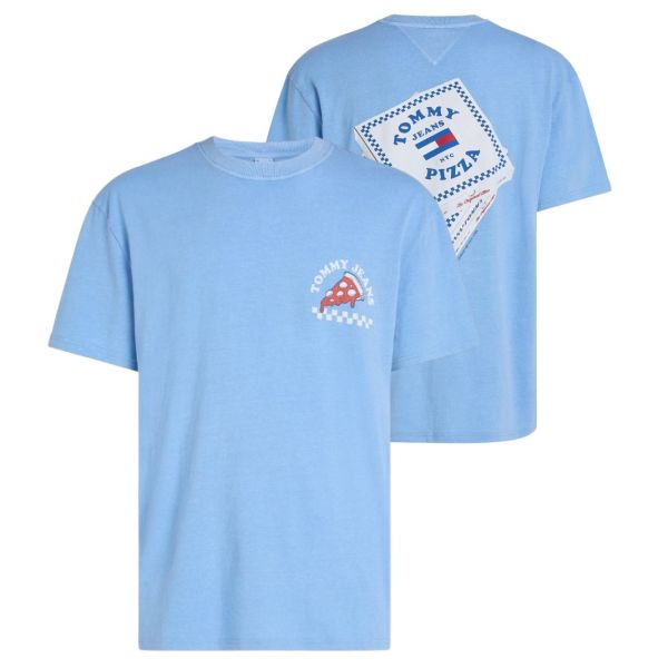 Tommy Jeans Fun Novelty 2 T-shirt Licht Blauw