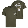 Tommy Jeans Graffiti Signature T-shirt Groen