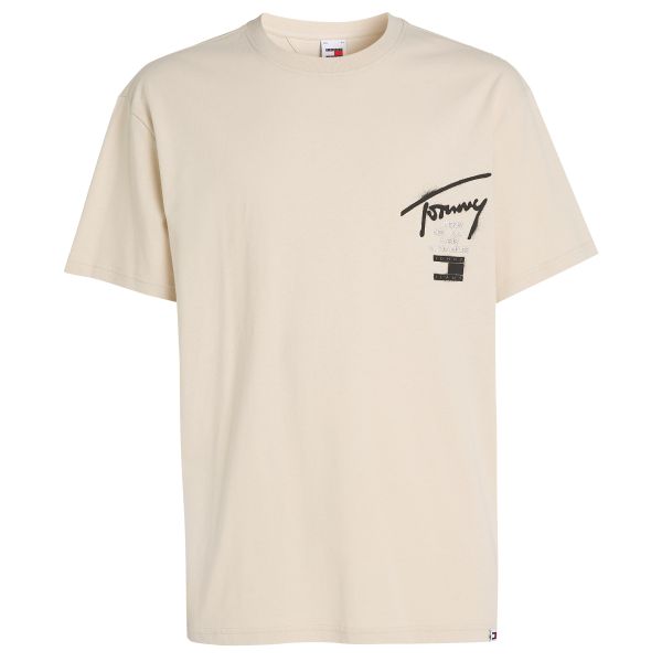 Tommy Jeans Graffiti Signature T-shirt Off White