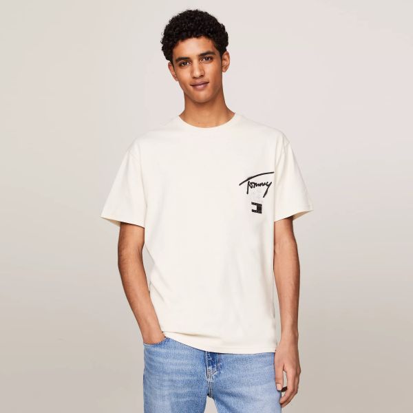 Tommy Jeans Graffiti Signature T-shirt Off White