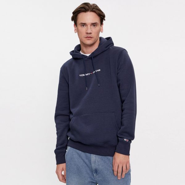 Tommy Jeans Linear Hoodie Navy