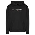 Tommy Jeans Linear Logo Hoodie Zwart