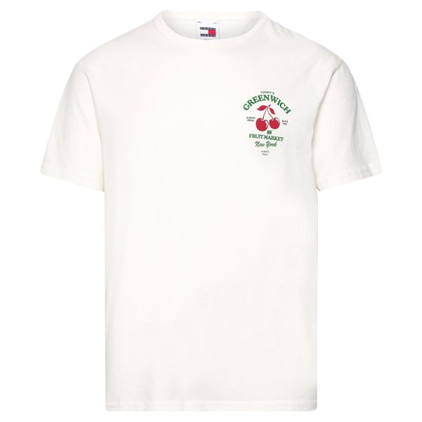 Tommy Jeans Novelty Graphic T-shirt Off White