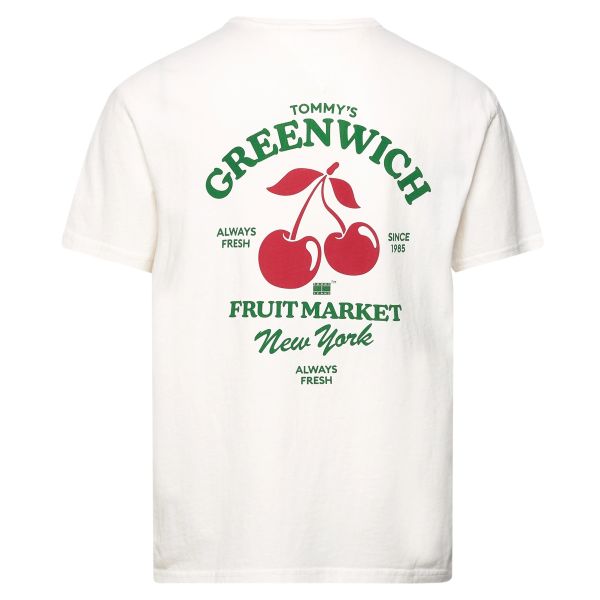 Tommy Jeans Novelty Graphic T-shirt Off White