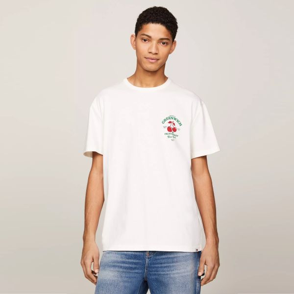 Tommy Jeans Novelty Graphic T-shirt Off White