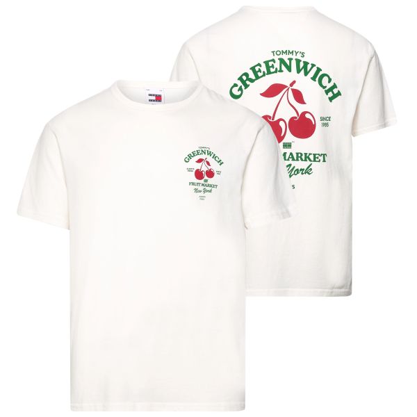 Tommy Jeans Novelty Graphic T-shirt Off White