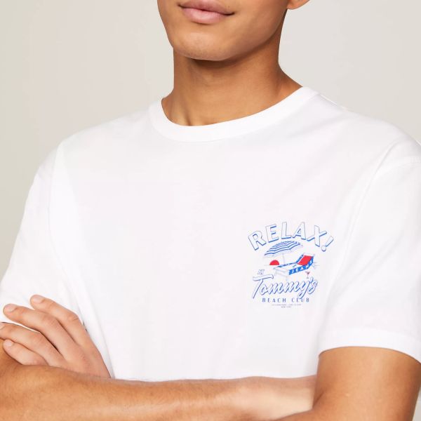 Tommy Jeans Novelty Graphic T-shirt Wit
