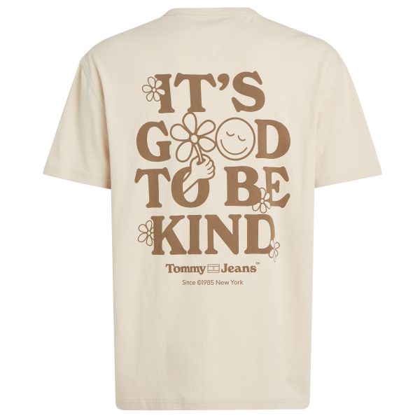 Tommy Jeans Novelty Graphic T-shirt Beige