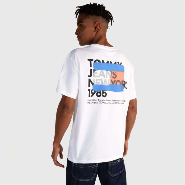Tommy Jeans NY Graffiti T-shirt Wit
