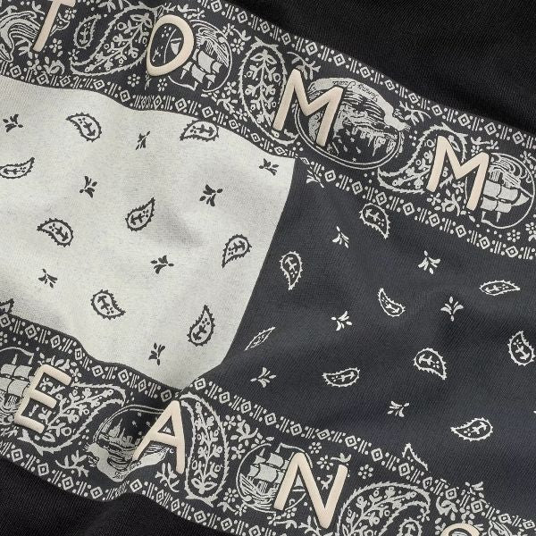 Tommy Jeans Paisley Flag T-shirt Zwart