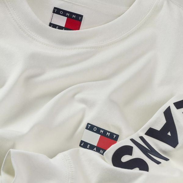 Tommy Jeans Pop Colour Longsleeve T-shirt Wit