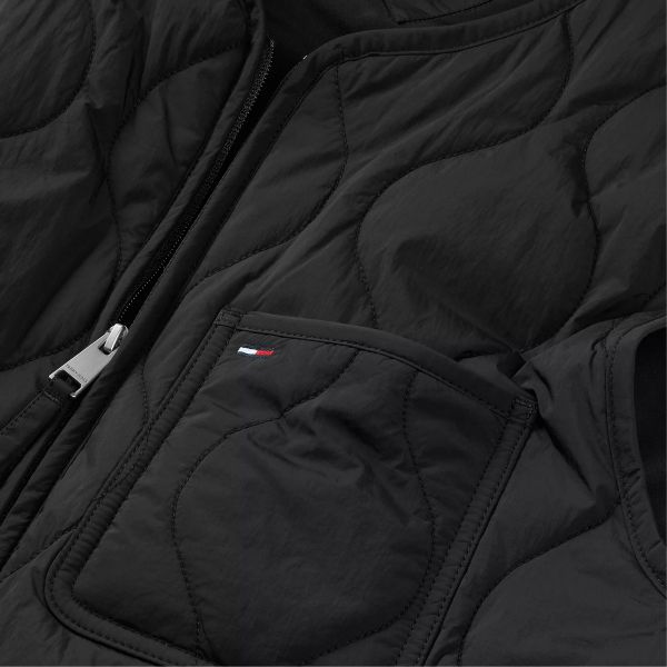 Tommy Jeans Quilted Vest Zwart
