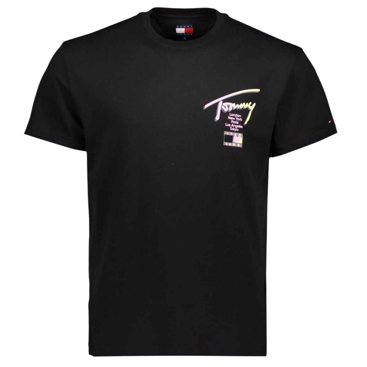 Tommy Jeans Regular City Sign T-shirt Zwart