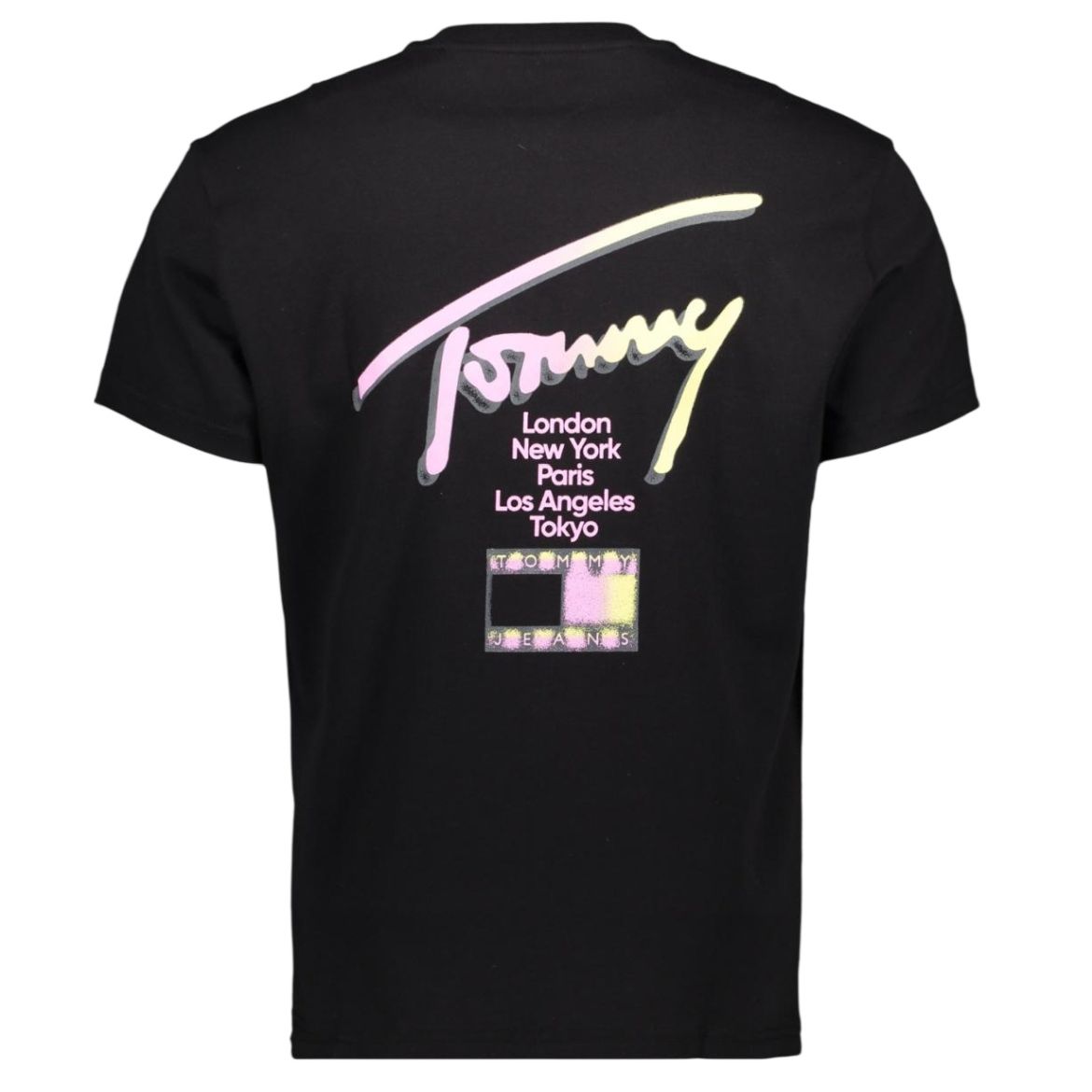 Tommy Jeans Regular City Sign T-shirt Zwart