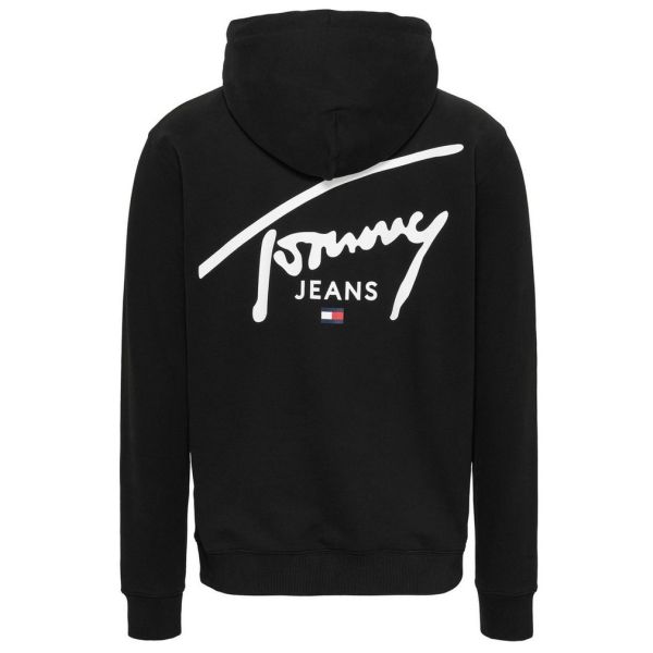 Tommy Jeans Regular Entry Graphic Hoodie Zwart