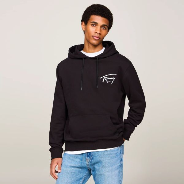 Tommy Jeans Regular Entry Graphic Hoodie Zwart
