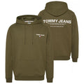 Tommy Jeans Regular Entry Graphic Hoodie Donker Groen