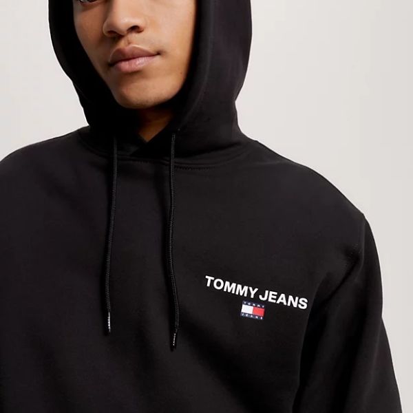 Tommy Jeans Regular Entry Graphic Hoodie Zwart
