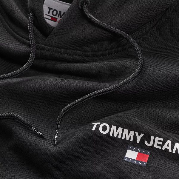 Tommy Jeans Regular Entry Graphic Hoodie Zwart