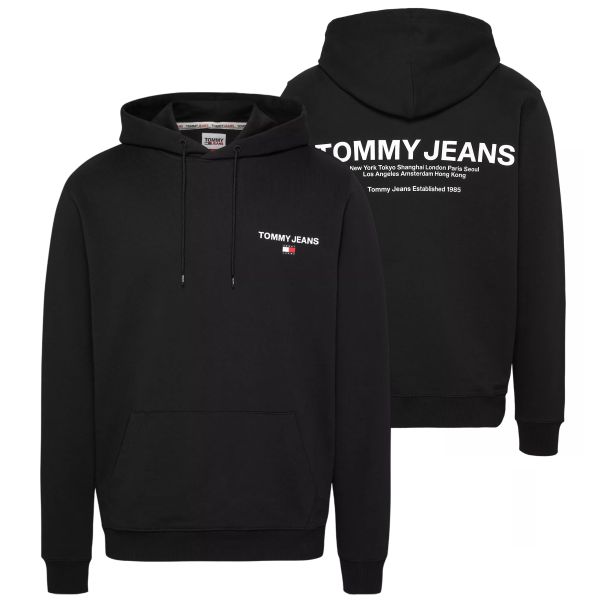 Tommy Jeans Regular Entry Graphic Hoodie Zwart