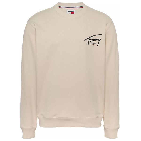 Tommy Jeans Regular Entry Graphic Sweater Off White