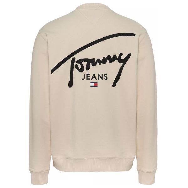 Tommy Jeans Regular Entry Graphic Sweater Off White