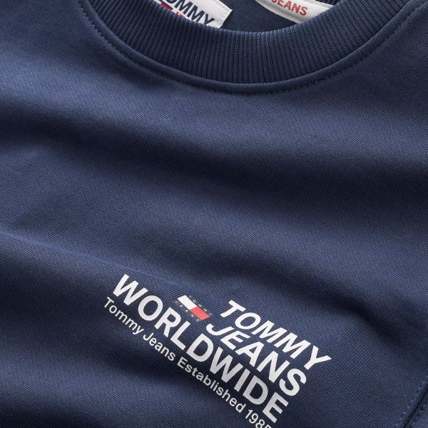 Tommy Jeans Regular Entry Graphic Sweater Navy
