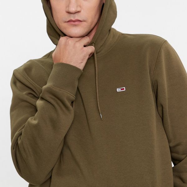 Tommy Jeans Regular Hoodie Donker Groen