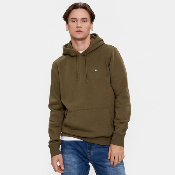 Tommy Jeans Regular Hoodie Donker Groen