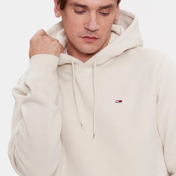 Tommy Jeans Regular Hoodie Off White
