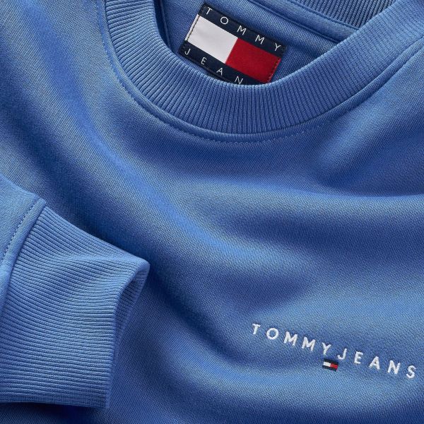 Tommy Jeans Regular Linear Sweater Blauw