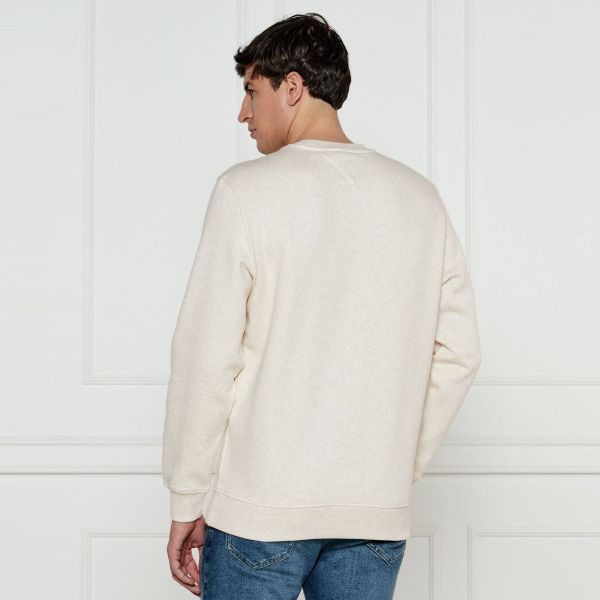 Tommy Jeans Regular Linear Sweater Off White