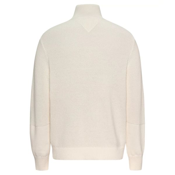 Tommy Jeans Regular Mix Tech Sweater Off White
